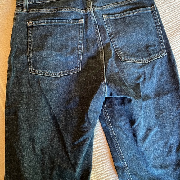 Old Navy sz 12 Extra high-rise Sky Hi Straight secret-slim pockets - Picture 3 of 4